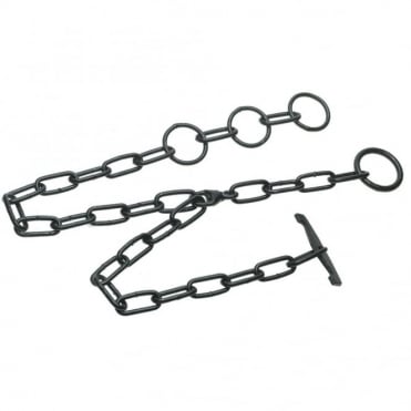 51mm Black Solid Ring Cowties Hook (Box of 5)