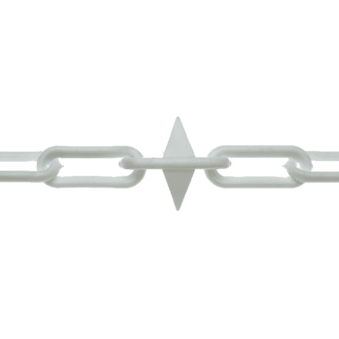 Eliza Tinsley 6 x 47mm White Polythene Chain Reel 24m
