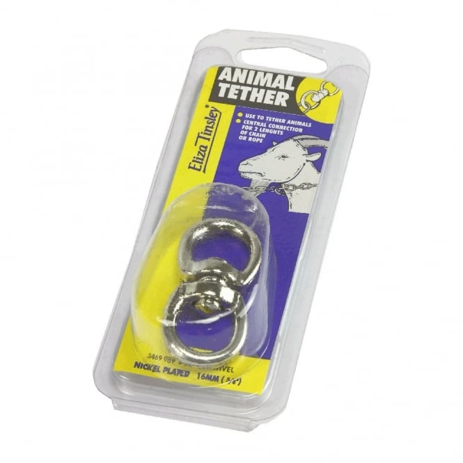 Eliza Tinsley 60mm Nickel Plated Equal Eye Swivel (Box of 5)