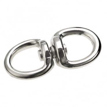 60mm Nickel Plated Equal Eye Swivel (Pack of 10)