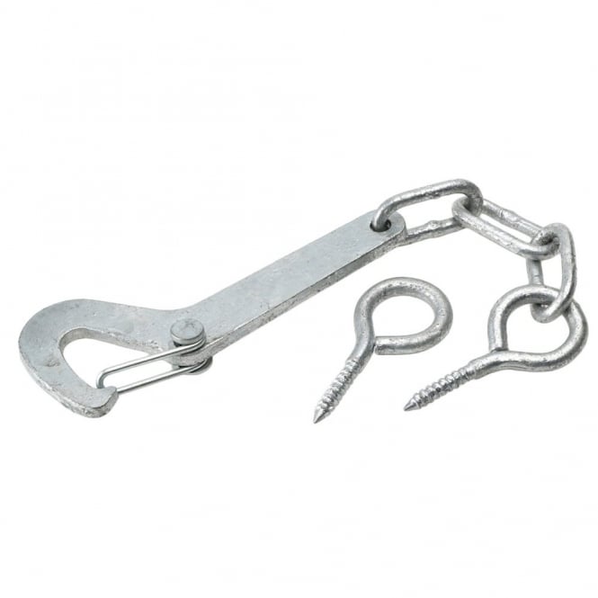 Eliza Tinsley 6inch  Galvanised Gate Hook & Eye