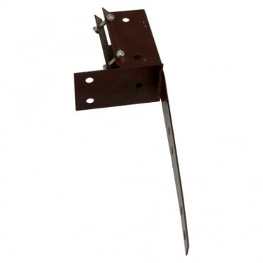 75mm Brown Wall Metpost Support (Box of 10)