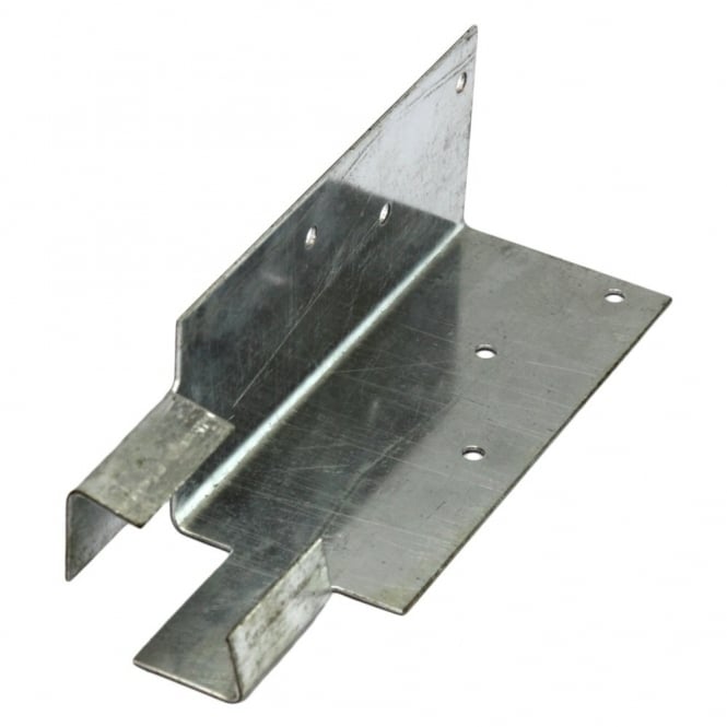 Eliza Tinsley 75mm Galvanised Arris Rail Mortise Bracket (Box of 50)