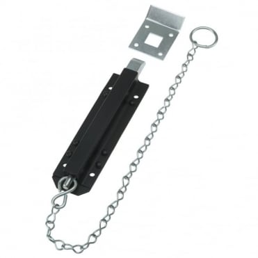 8" x 5/8"  Black Garage Door Chain Bolt