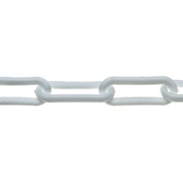 8 x 62mm Red/White Polythene Chain Bag 24m