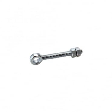 8inch  x 5/8inch   (BZP) Adjustable Gate Eyes 2 Nuts (Box of 10)