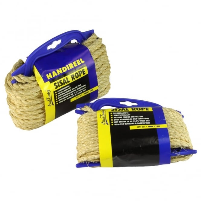 Eliza Tinsley 8mm Sisal Rope Hand reel 15M (Box of 5)