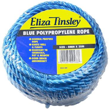 Blue Polyproylene Rope - 30m