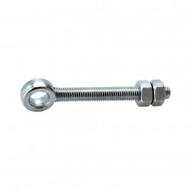 Bright Zinc Plated Adjustable Gate Eye & 2 Nuts
