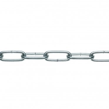 Bright Zinc Plated Long Link Welded Chain Pail