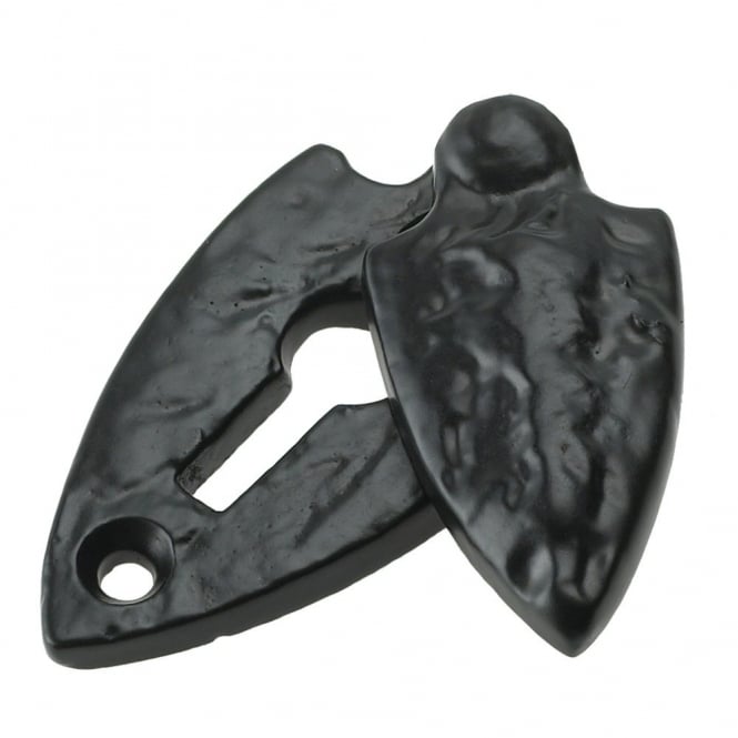 Eliza Tinsley Covered Escutcheon Black (Box of 5)