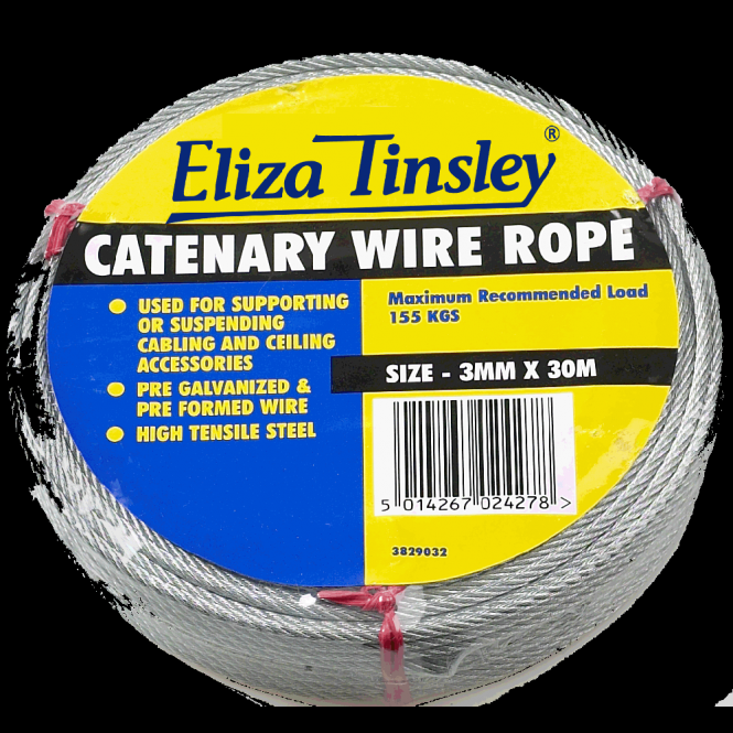 Eliza Tinsley Galvanised Catenary Wire 30m Coil