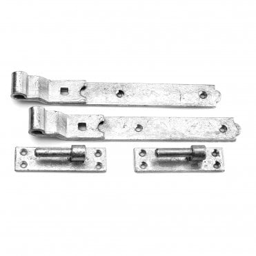 Galvanised Cranked Bands With 1/2" Hook - Box of 5 Pairs