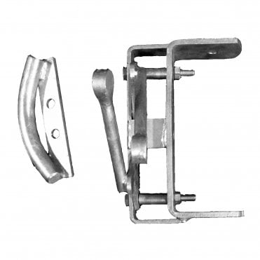 Galvanised Easy Open 2 Way Self Locking Gate Catch
