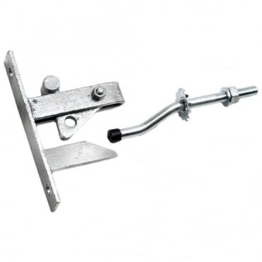 Galvanised Self Locking Gate Catch Set