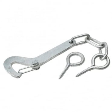 Galvanised Steel Safety Gate Hooks & Eyes