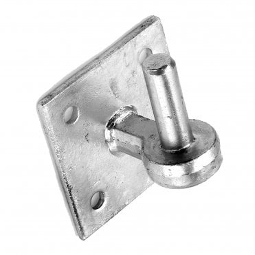 Gate Hanger on Square Plate - With Hole in Pin (Box of 5)