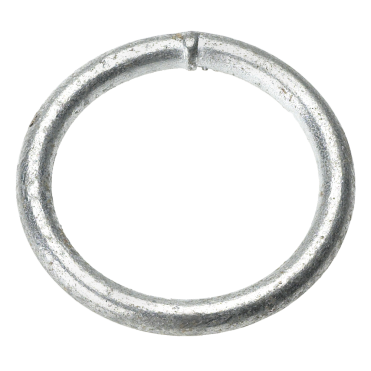Heavy Galvanised Mild Steel Welded Rings - Box of 20