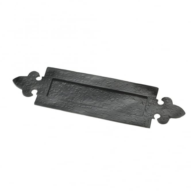 Eliza Tinsley Letter Plate Fleur De Lys 356mm Black (Box of 5)