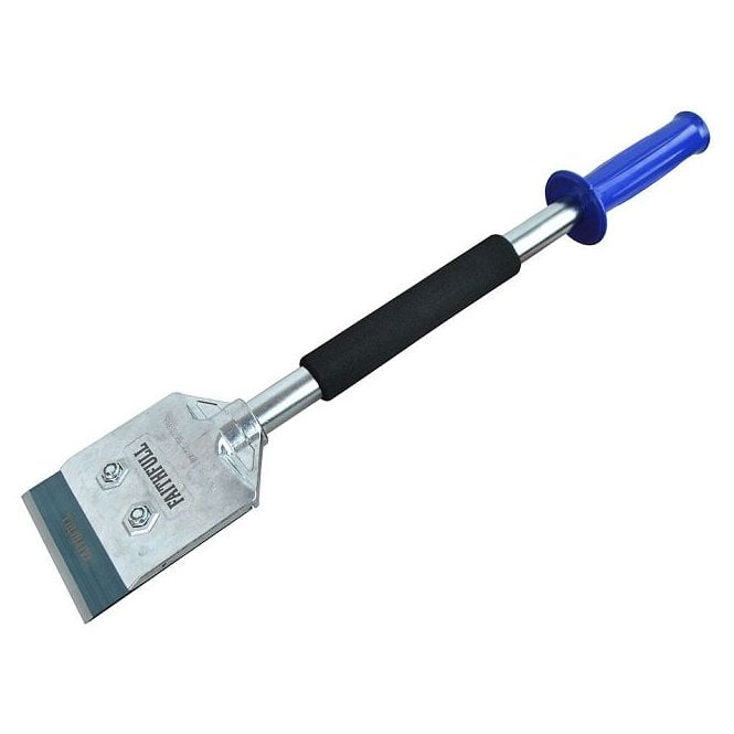 Faithfull All Metal Heavy-Duty Long Handle Scraper 100mm