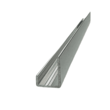 2.4m J Shaped End Cap Profile