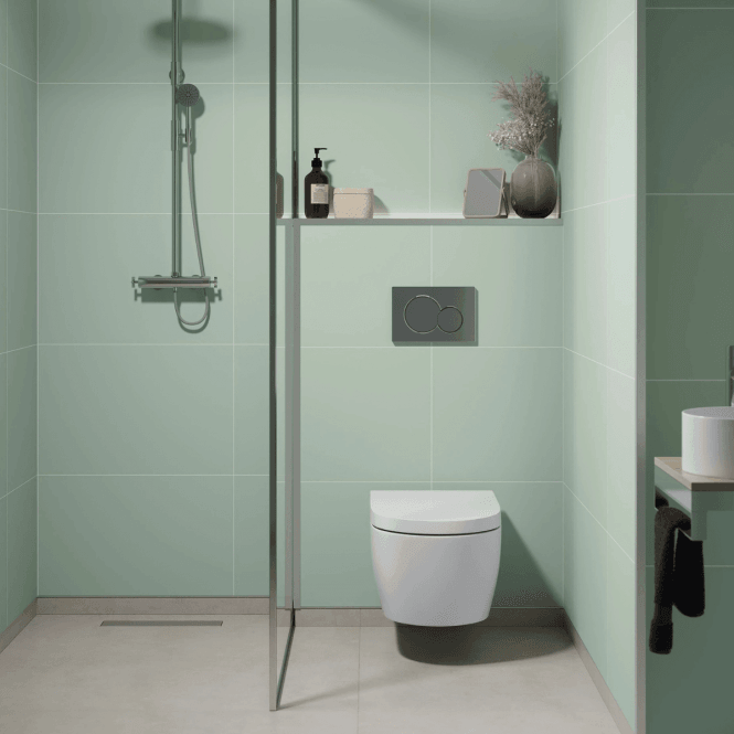 Fibo Contemporary Tile Effect Bathroom Wall Panels