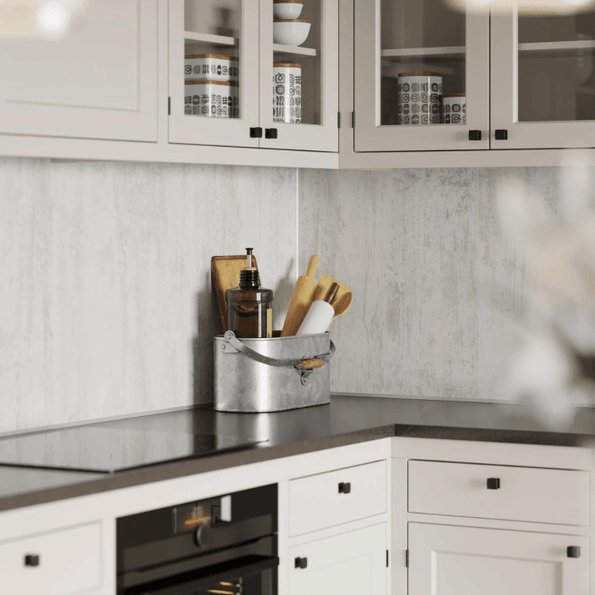 Fibo Plain Panel Splashback - Shabby Chic (Pack of 2)