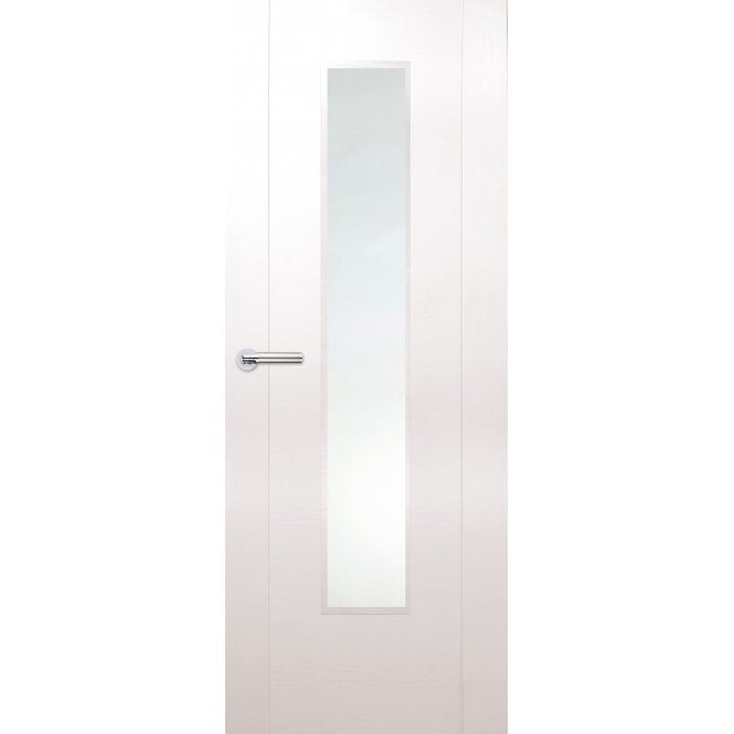 Finewood Zamora Internal White Laminated 1 Light Door - Unglazed