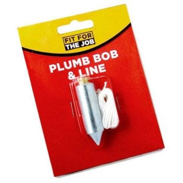 Fit For The Job Plumb Bob & Line 2.5m