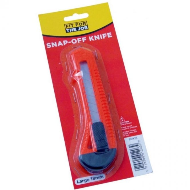 Fit For The Job  Snap-Off Knife 18mm