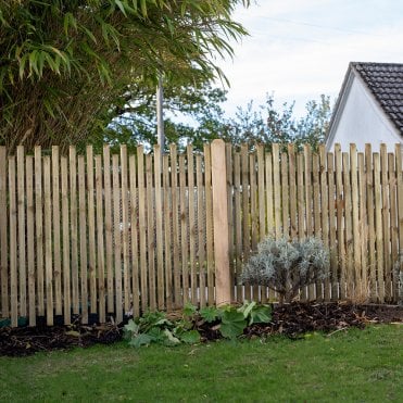 6ft x 3ft (1.83m x 0.9m) Pressure Treated Contemporary Picket Fence Panel