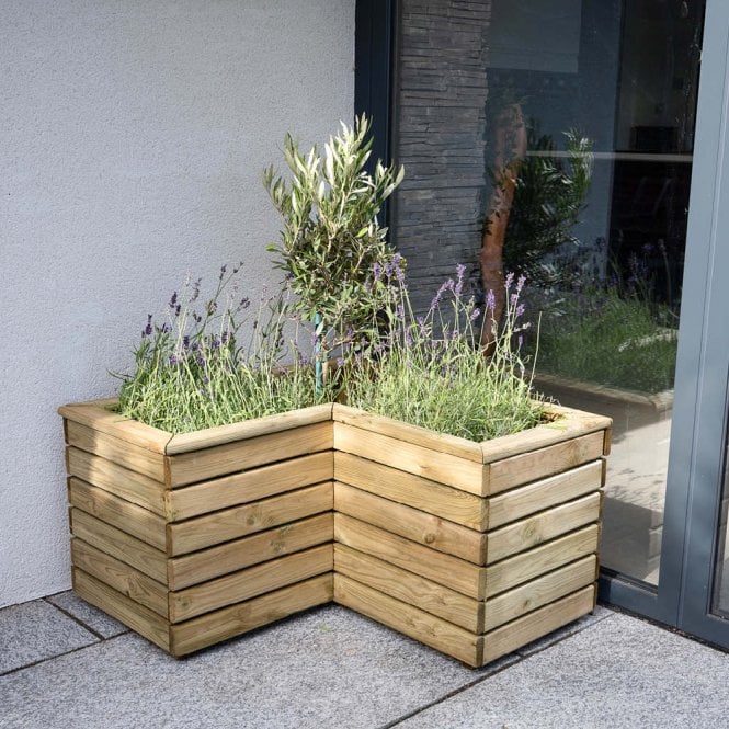 Forest Linear Corner Planter