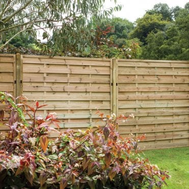 Pressure Treated Decorative Europa Plain Fence Panel