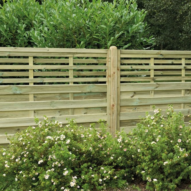 Forest Pressure Treated Decorative Kyoto Fence Panel
