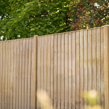 Pressure Treated Vertical Closeboard Fence Panel