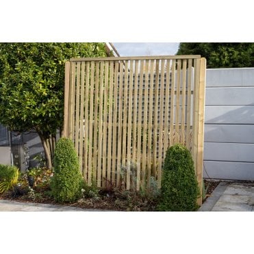 Pressure Treated Vertical Slatted Screen