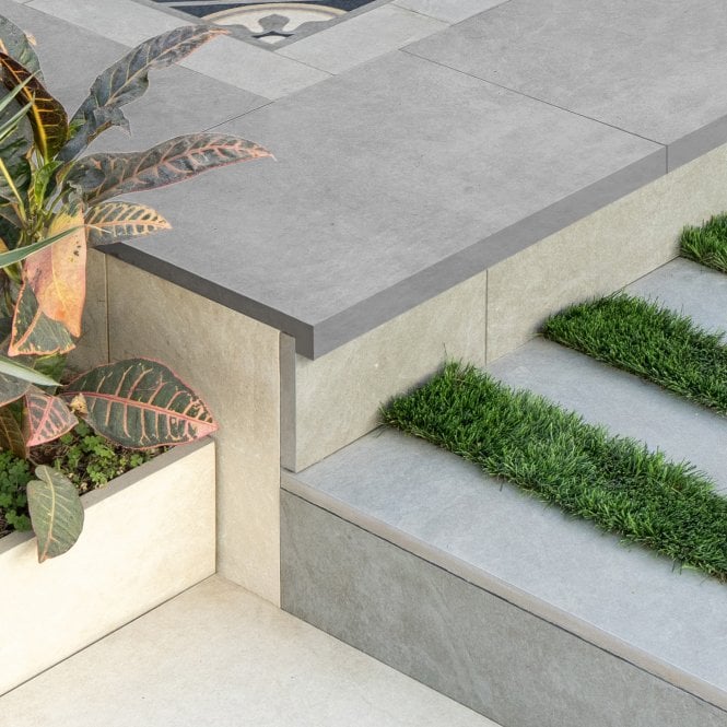 Global Landscaping Porcelain Coping with 40mm Downstand 600x350mm