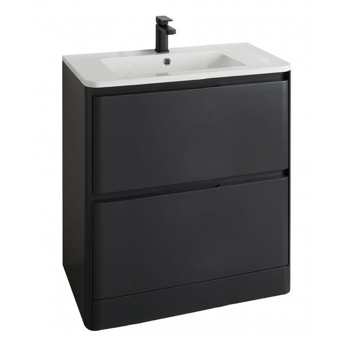 Highlife Bathrooms 800mm Fife Floor Standing 2 Drawer Unit
