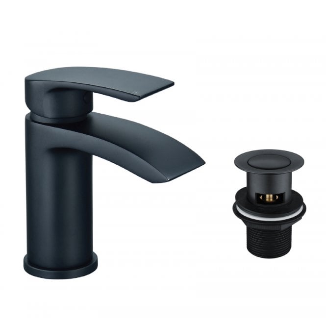 Highlife Bathrooms Coll Bathroom Tap Range Matt Black Finish