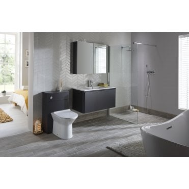 Highlife Bathrooms FIFE 800mm Wall Hung DRAWER in DRAWER UNIT