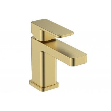 Fife Bathroom Tap Brushed Brass mono mixer tap