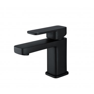 Fife Bathroom Tap Matt Black Cloakroom Mono Basin Tap