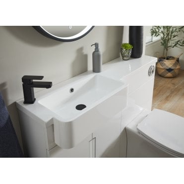 LEWIS 1100MM SLIM SEMI RECESSED COMBINATION SET