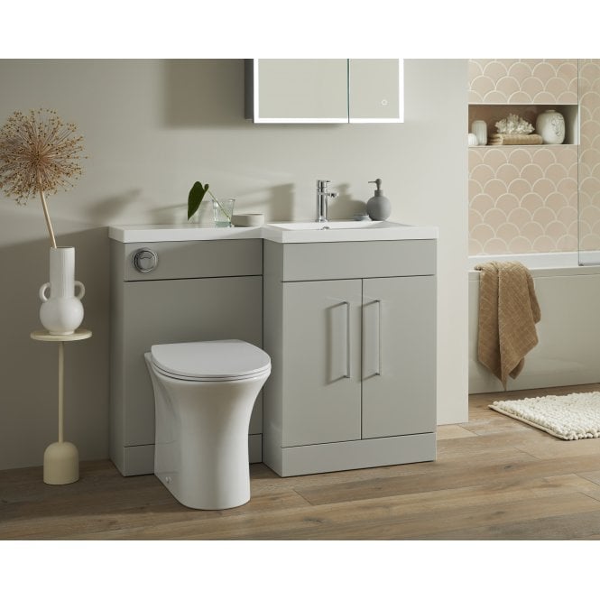 Highlife Bathrooms LEWIS L SHAPED COMBINATION SET