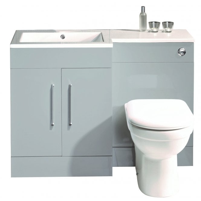Highlife Bathrooms LEWIS L SHAPED COMBINATION SET Right Side