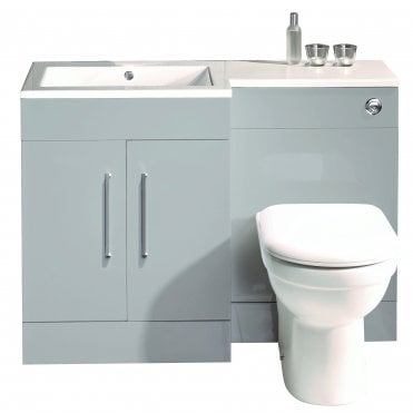 Highlife Bathrooms LEWIS L SHAPED COMBINATION SET Right Side