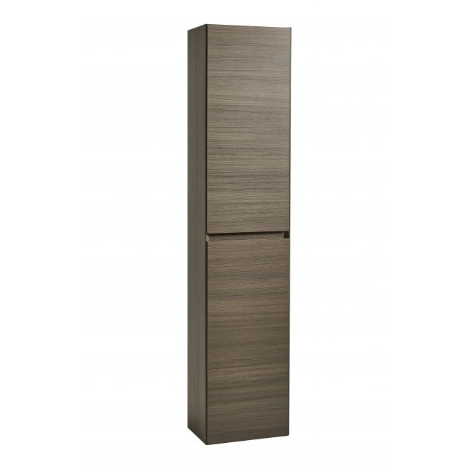 Highlife Bathrooms Oakley Tallboy unit Wood Grain 2 door