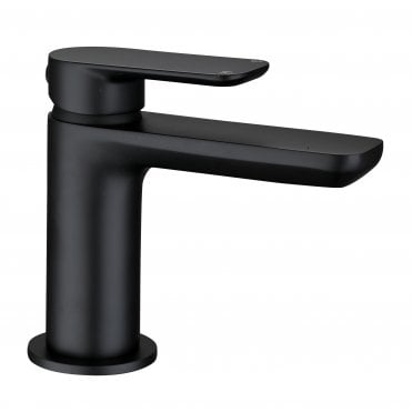 Rona Bathroom Tap Matt Black Cloakroom Mono Basin Tap