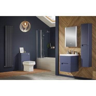 Highlife Bathrooms Selkirk 500mm Wall Hung 2 Drawer Unit