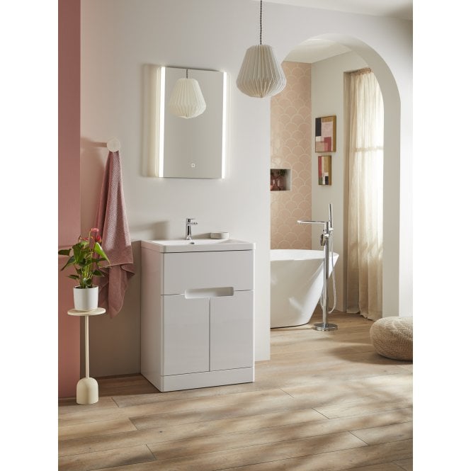 Highlife Bathrooms Selkirk 600 Floor Standing 2 Door 1 Drawer